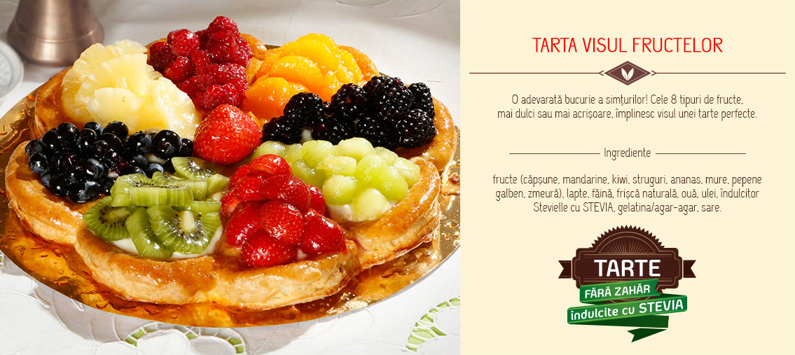 fara zahar, indulcite cu stevia